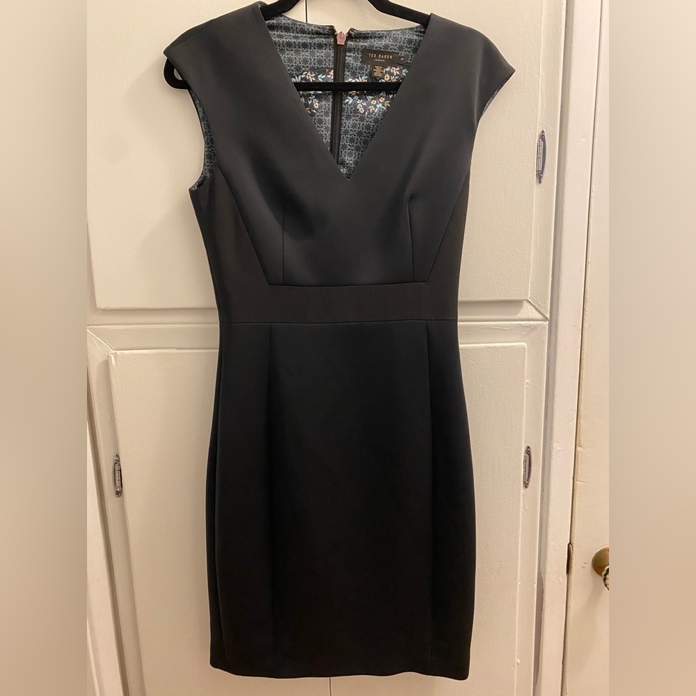 Ted Baker Bodycon Dress with Floral Lining